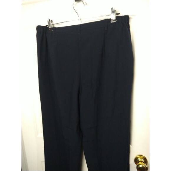 Koret Woman 36X27.5 Pants Blue Pleated Career Professional Straight - Picture 10 of 11